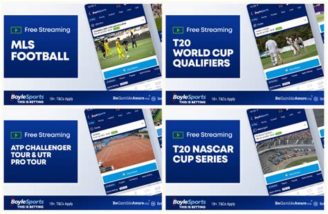 Watch Live Sport Events Free With New BoyleSports Streaming .